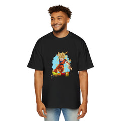 Dragon Ball Z Men's Heavy Oversized Tee - Anime Graphic Shirt