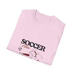 Unisex Soccer Vibes Girls T-Shirt - Perfect for Soccer Lovers and Athletes