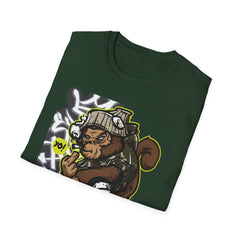 Urban Graffiti Art T-Shirt - Unisex Softstyle Tee with Cool Character Design