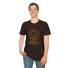 Mountain Nights Unisex Softstyle Girls T-Shirt - Adventure Awaits Design