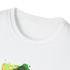 Devotional Printed T-Shirt - Colorful Art Tee for Spiritual Vibes