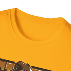 Skateboard Graffiti Graphic T-Shirt - Retro Skate Vibe, Unisex Softstyle Tee