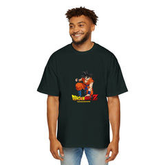 Dragon Ball Z Men's Heavy Oversized Tee - Iconic Anime Graphic T-Shirt