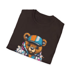 Cool Bear Graphic Unisex Softstyle Teddy T-Shirt