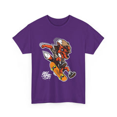 Rad Fox Skater--Printed Graffiti