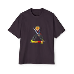 Dragon Ball Z Men's Heavy Oversized Tee - Anime Graphic T-Shirt