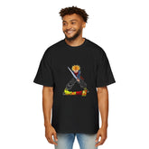 Dragon Ball Z Men's Heavy Oversized Tee - Anime Graphic T-Shirt