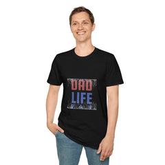Dad Life Unisex Softstyle Parents T-Shirt - Perfect Gift for Father's Day