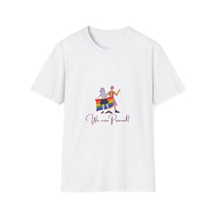 Pride Celebration Unisex Softstyle Relatonship T-Shirt - "We are Proud!"