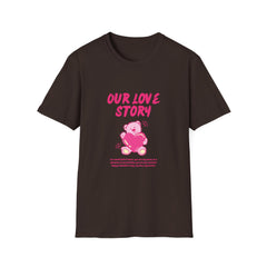 Cute Love Story Relatonship T-Shirt - Perfect for Couples