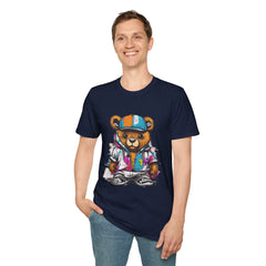 Cool Bear Graphic Unisex Softstyle Teddy T-Shirt