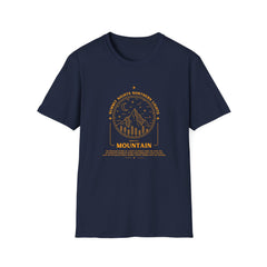 Mountain Nights Unisex Softstyle Girls T-Shirt - Adventure Awaits Design