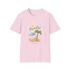 Paradise Beach Vibes Unisex Softstyle Summer T-Shirt
