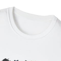 Devotional Printed T-Shirt | Colorful Abstract Face Design