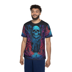 Men's Skull Sports Premium Jersey - Bold Graphic Tee for Athletes and Trendsetters