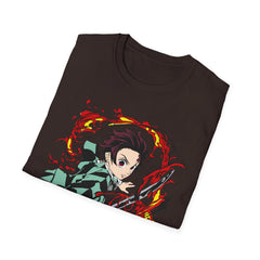 DEMONSSLAYER ANIME Printed T-Shirt - Unisex Softstyle T-Shirt for Anime Fans