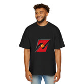 Men's Heavy Oversized Tee with Bold Z Design DRAGON - Streetwear Style