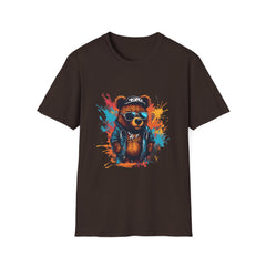 Cool Graphic Bear Unisex Teddy T-Shirt - Retro Vibe Streetwear