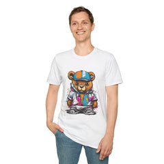 Cool Bear Graphic Unisex Softstyle Teddy T-Shirt