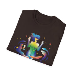 Mystical Goddess Unisex Softstyle Girls T-Shirt | Adeline Palmerston Art