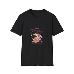Happy Mother's Day Unisex Softstyle Parents T-Shirt - Floral Design