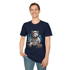 Cool Bear Graphic Unisex Teddy T-Shirt - Casual Streetwear