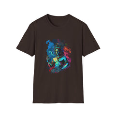 Devotional Printed T-Shirt - Colorful Fantasy Design