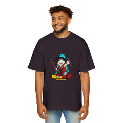 Dragon Ball Z Men's Oversized Tee - Retro Anime Graphic Tee for Fans