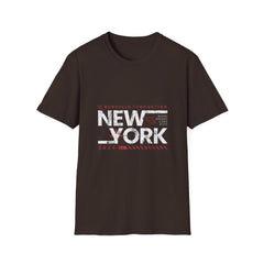 New York 2024 Unisex Softstyle Girls T-Shirt - Vintage Graphic Tee
