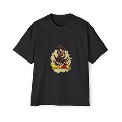 Dragon Fight Men's Heavy Oversized Tee - Streetwear Style