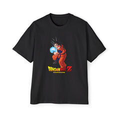 Men's Heavy Oversized Tee - Dragon Ball Z Graphic Tee for Fans