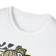 Urban Graffiti Art T-Shirt - Unisex Softstyle Tee with Cool Character Design