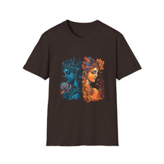 Devotional Printed T-Shirt - Artistic Nature Design