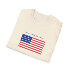 Unisex Softstyle Girls T-Shirt - Sweet Land of Liberty Graphic Tee