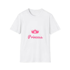 Softstyle Princess Relatonship T-Shirt - Playful Crown Design for Kids