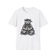Cool Bear Graphic Unisex Softstyle Teddy T-Shirt - Perfect for Casual Wear