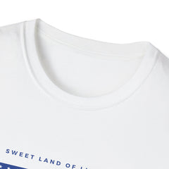 Unisex Softstyle Girls T-Shirt - Sweet Land of Liberty Graphic Tee