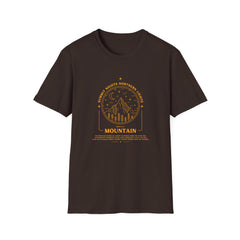 Mountain Nights Unisex Softstyle Girls T-Shirt - Adventure Awaits Design