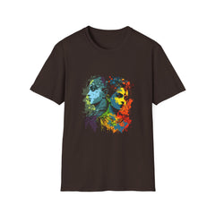 Devotional Printed T-Shirt - Artistic Nature Design