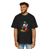 Dragon Ball Z Men's Oversized Tee - Retro Anime Graphic Tee for Fans