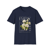Floral Art Unisex Softstyle Girls T-Shirt - Celebrate Nature with 'EMPTY' Design