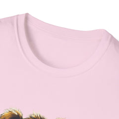 Cute Illustrated Bear Unisex Softstyle Teddy T-Shirt