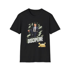 Motivational Unisex Softstyle Money T-Shirt - 'Discipline is Key' Graphic Tee