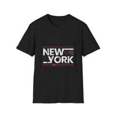 New York 2024 Unisex Softstyle Girls T-Shirt - Vintage Graphic Tee