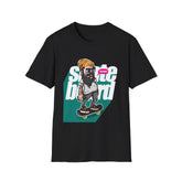 Skateboarder Graffiti Graphic Unisex Softstyle T-Shirt - Street Vibe Tee