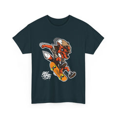 Rad Fox Skater--Printed Graffiti