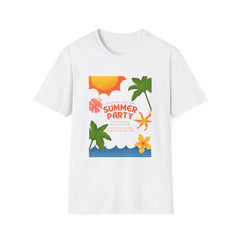 Summer Party Unisex Softstyle T-Shirt - Tropical Vibes