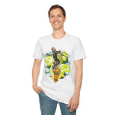 Yo! Graffiti Graphic Unisex Softstyle T-Shirt for Trendy Streetwear Enthusiasts