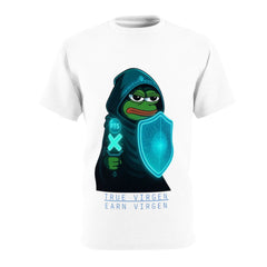 Virtuals Pepe Meme Unisex Tee, Cool Graphic T-Shirt for Gamers, Funny Gift for Friends, Casual Wear, Unique AOP Design, Perfect for Birthdays
