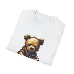 Cute Illustrated Bear Unisex Softstyle Teddy T-Shirt